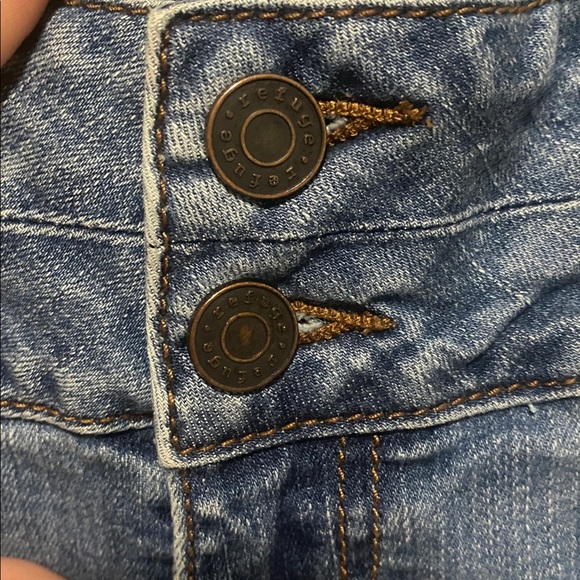 Refuge Women's Distressed Blue Skinny Jeans - Picture 7 of 7